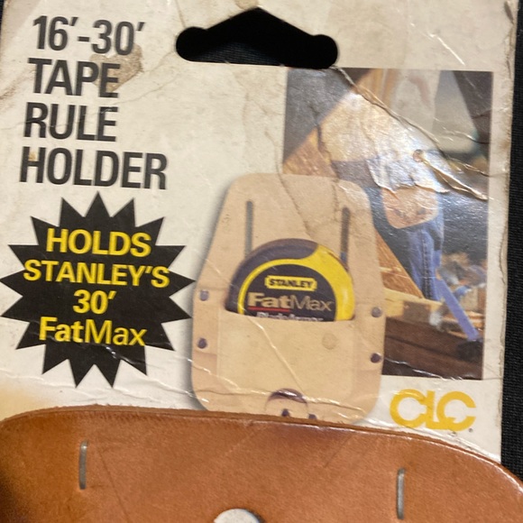 👍5 for 20👍Men’s NIPGenuine Leather 16’-30’Tape Rule Holds Stanley 30’ Fatmax - Picture 4 of 5